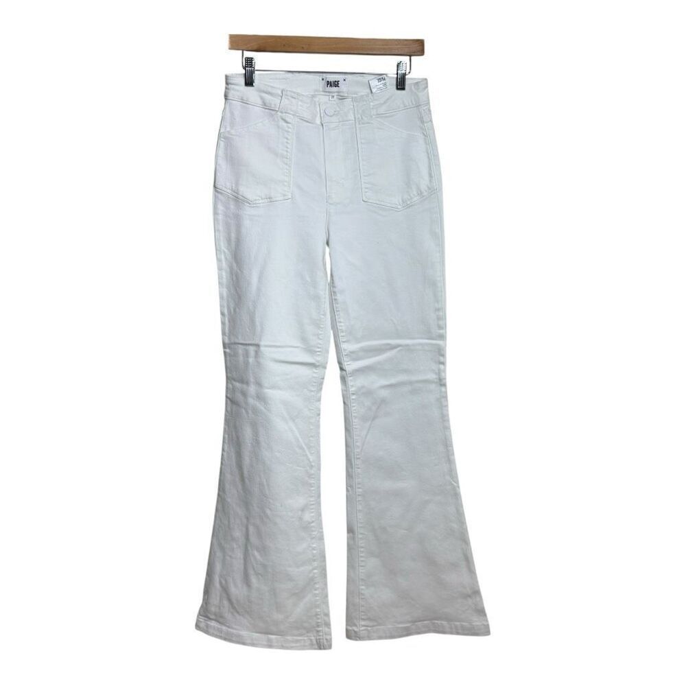 Paige  white wide leg flare jeans size‎ 29